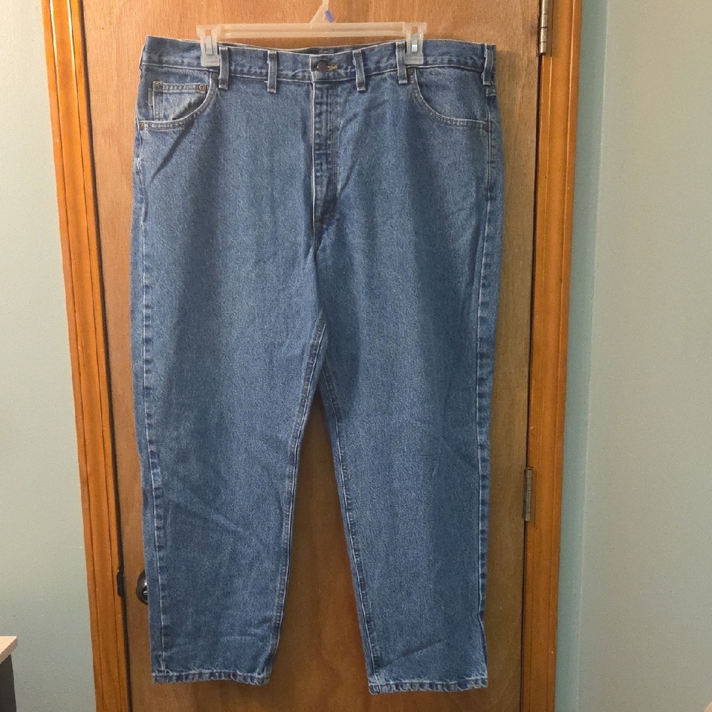 Carhartt Men's Relaxed Blue Jeans 44x30